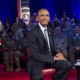 President Barack Obama participates in a CNN Town Hall meeting with Jake Tapper with members of the U.S. Army at Fort Lee, Va., on Sept. 28, 2016.
SAUL LOEB/AFP/Getty Images